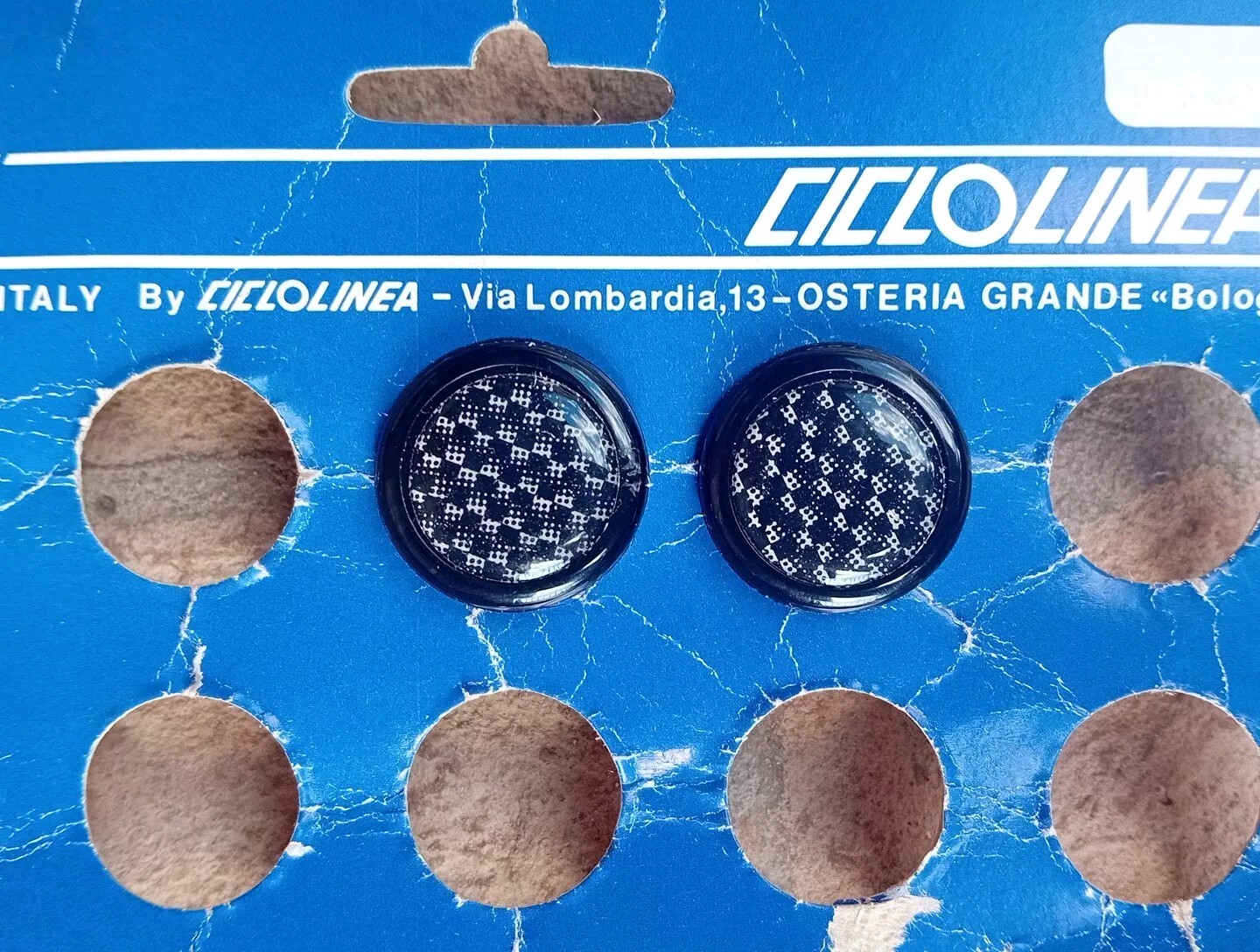 Cyclolinea Handlebar Caps Carbon Color Colnago White Cannondale Nos New Old