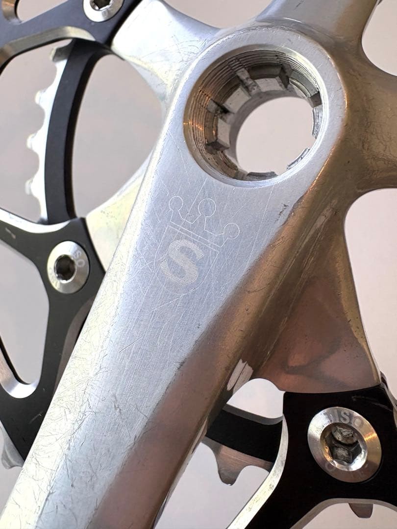 Sugino Cospea Crankset 48/34T 170mm himano Dura-Ace BB-7700 9/10s Used Japan