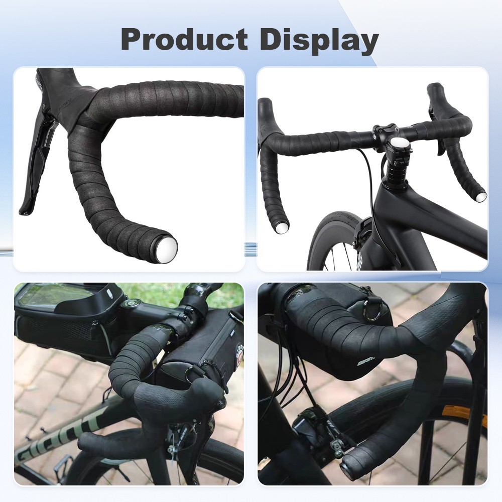 2pcs Bicycle Handlebar Tape EVA Handle Bar Grip Wrap Cycling Road Bike Bicycle