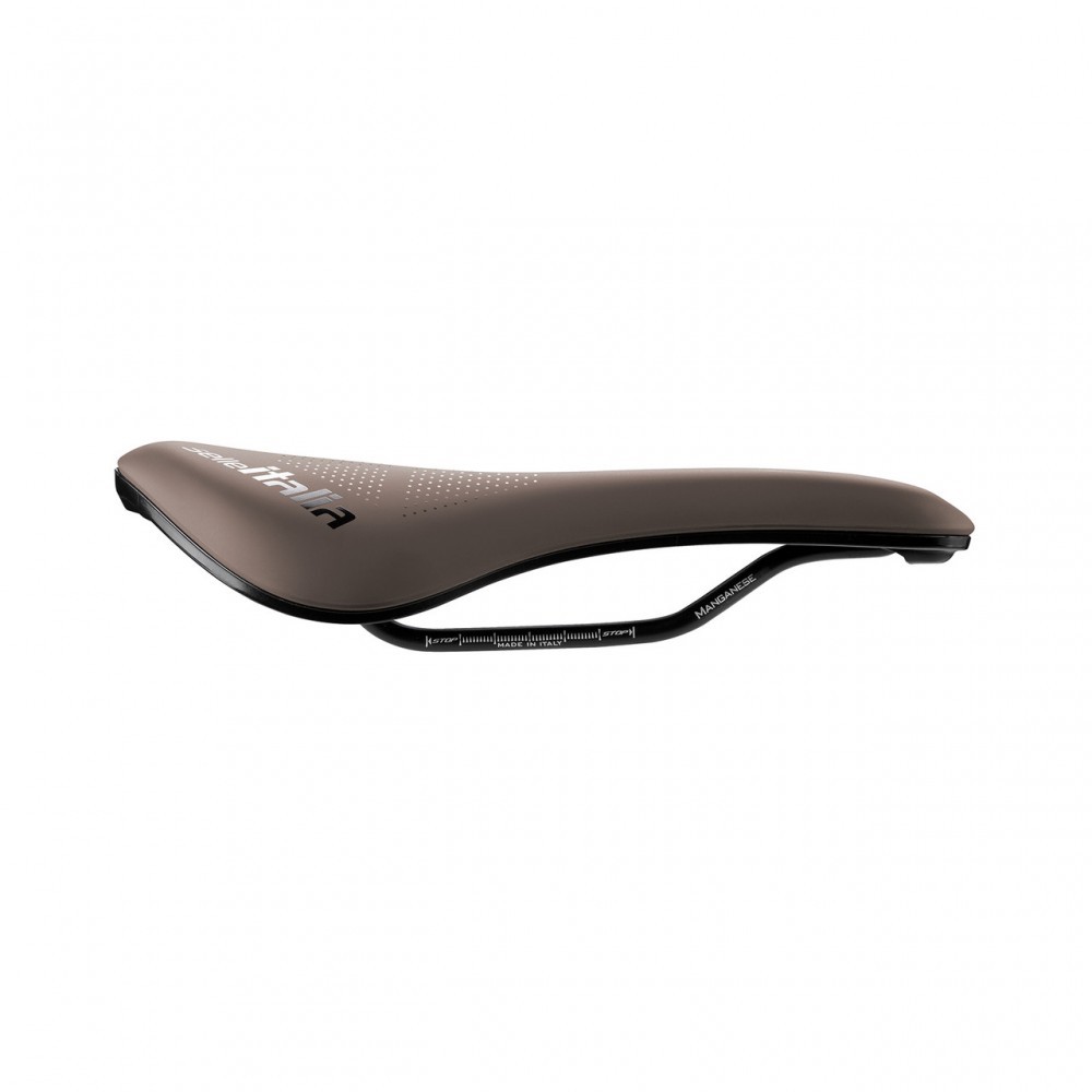Selle Italia saddle NOVUS BOOST EVO GRAVEL TM SUPERFLOW L3 145 BROWN MN rails
