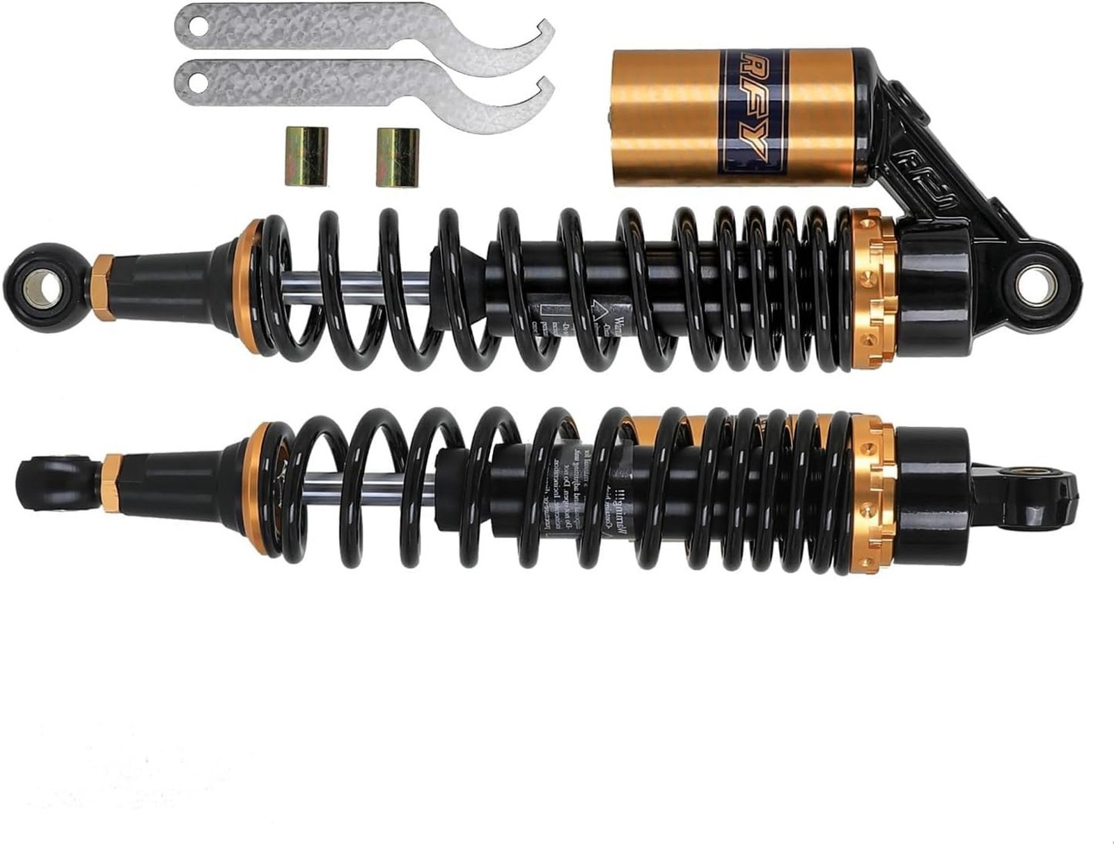 360mm 14.17 inch 7mm Spring Universal Motorcycle Air Shock Absorber Rear Susp…