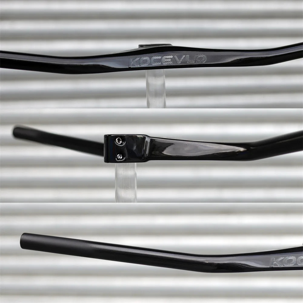 Carbon MTB Bicycle -12 Degree One-shaped Integrated Riser Handlebar with Stem