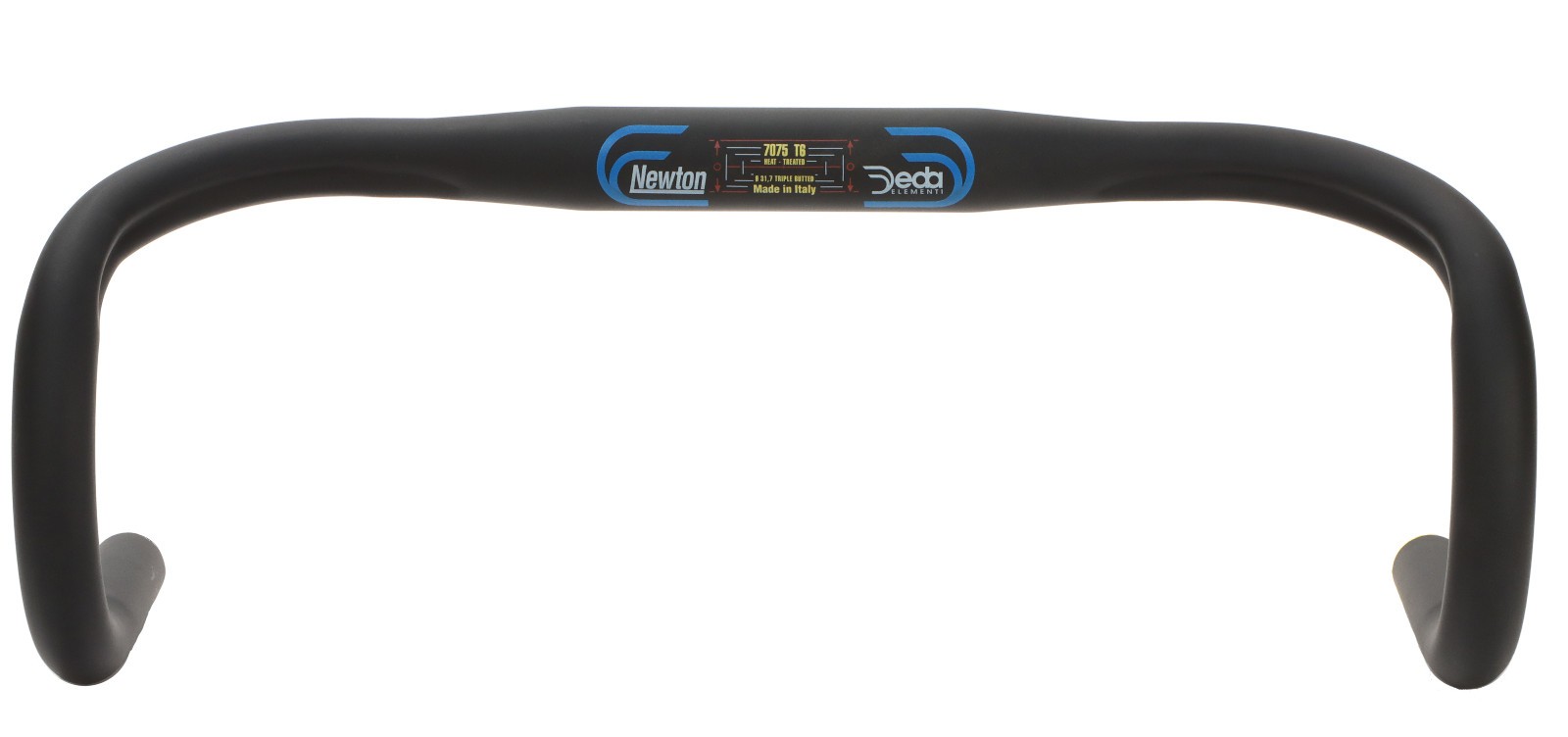 Deda Elementi Newton Deep Alloy Road Handlebar Black 31.7mm 42cm NOS, new