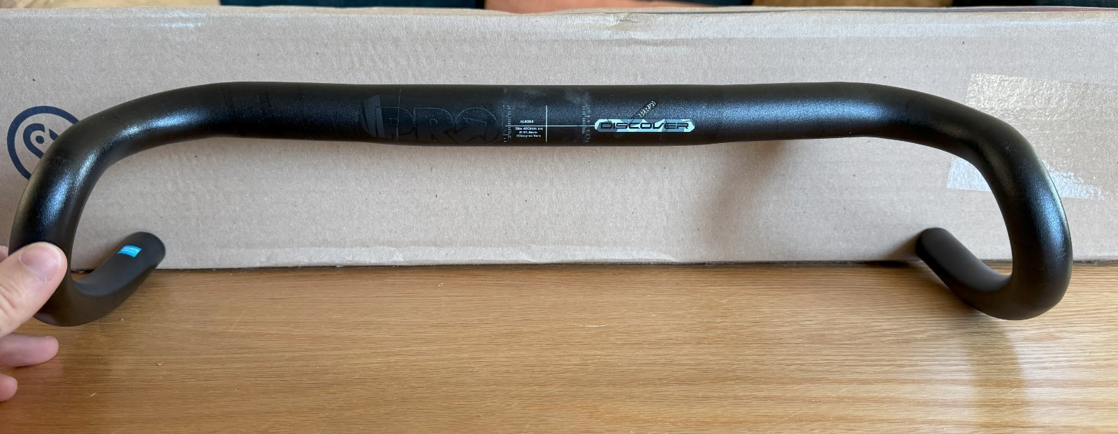 PRO Discover Alloy Handlebar 20° Flare Compact Di2, 31.8mm x 42cm Gravel