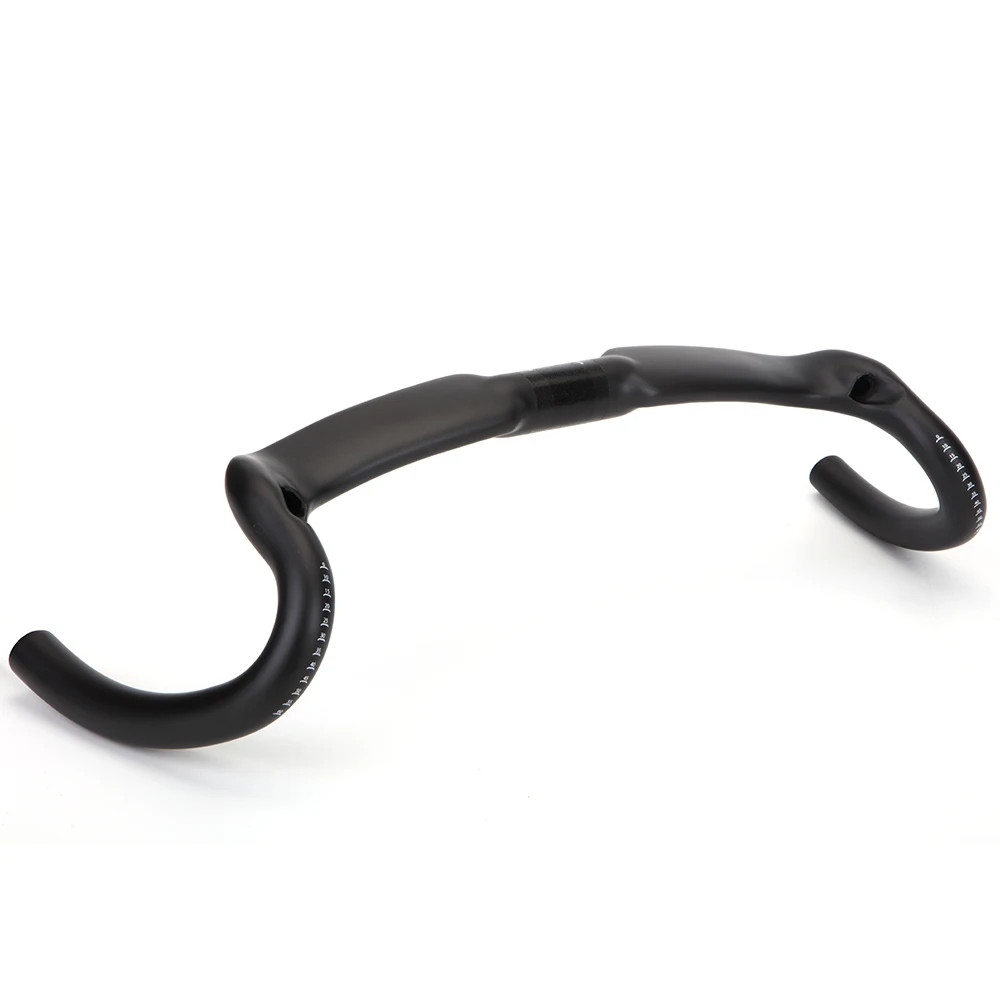 Carbon Fiber Gravel Mountain Bike Handlebar Internal Cable Routing 30 Degrees