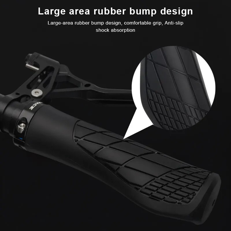 Rubber Bicycle Gips Lock-On Moutain Bike MTB Handlebar Anti-slip Grip Ergonomic