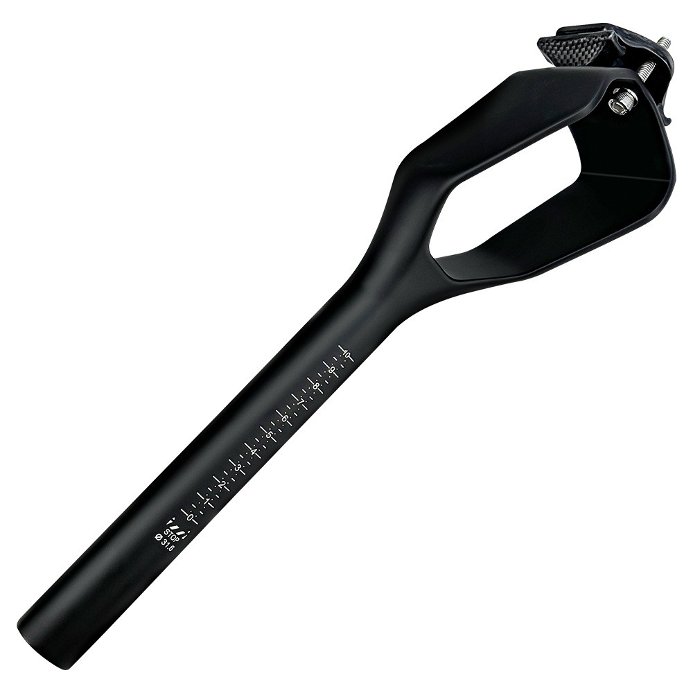 BALUGOE Full Carbon Fiber Bike Seatpost MTB Road Fixed Gear Bicycle Post