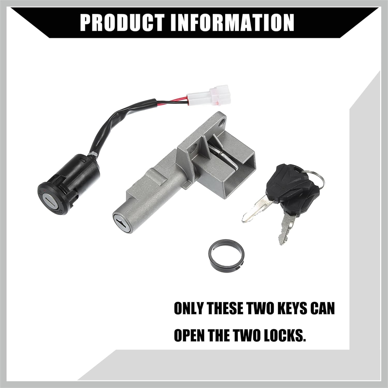 Front/Electric Dirt Bike Key Set for Sur Ron x for Sur Ron S/Ignition Key Switch