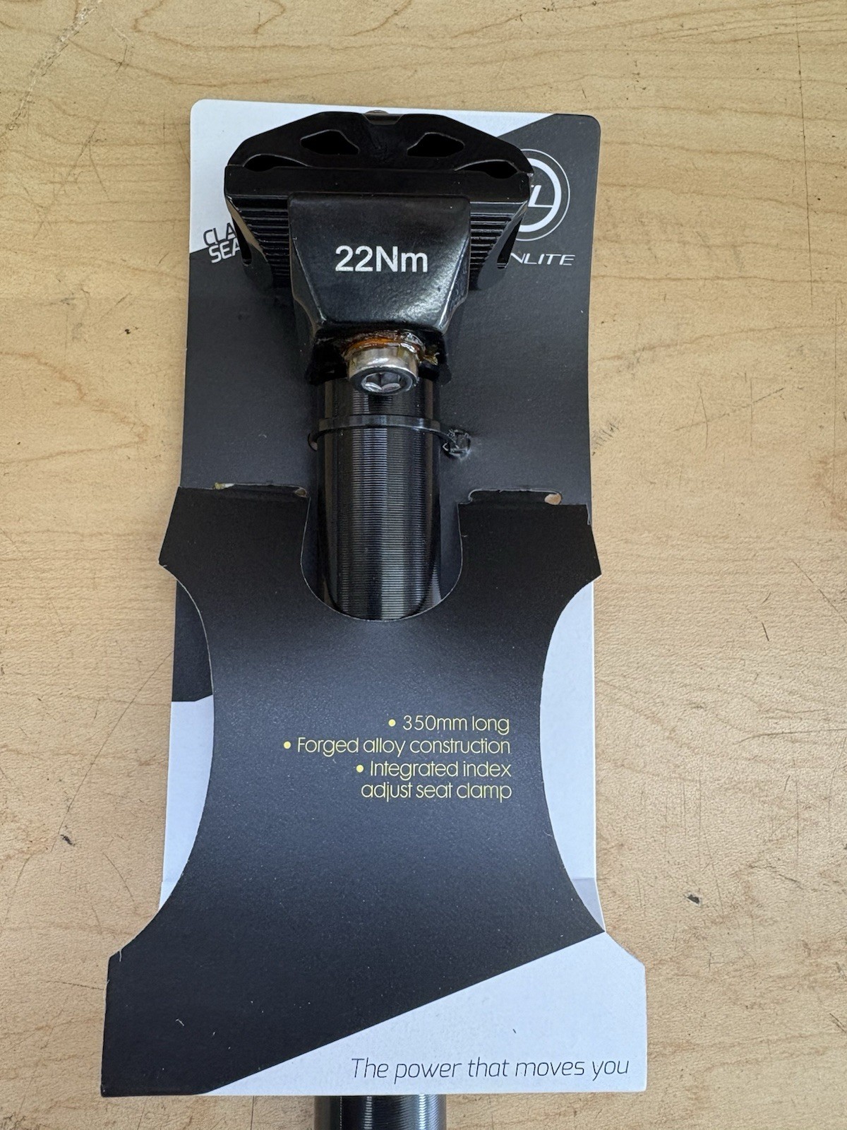 Sunlite Alloy 25.4 X 350mm Seatpost 25mm Offset Black Seat Post