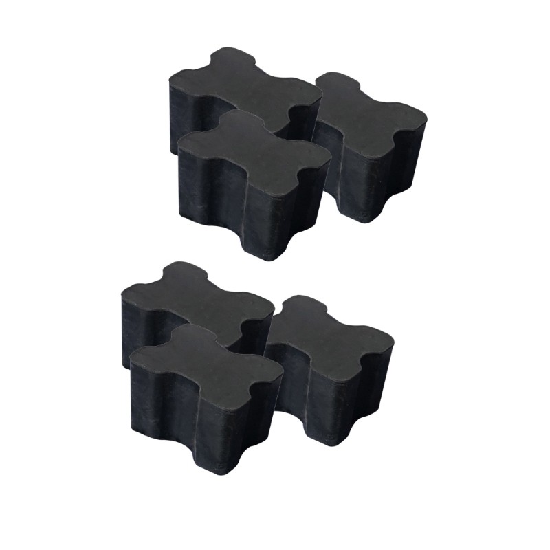 Rubber Front Coil Spring Boosters Kit, Rubber Coil Spacers for 1″ to 1.5″ Spring