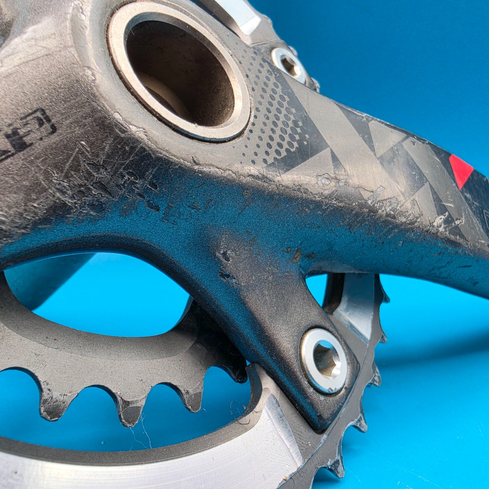 Truvativ Powered by SRAM XX Double Carbon Fiber Crankset 175mm 39/26t 10sp g13