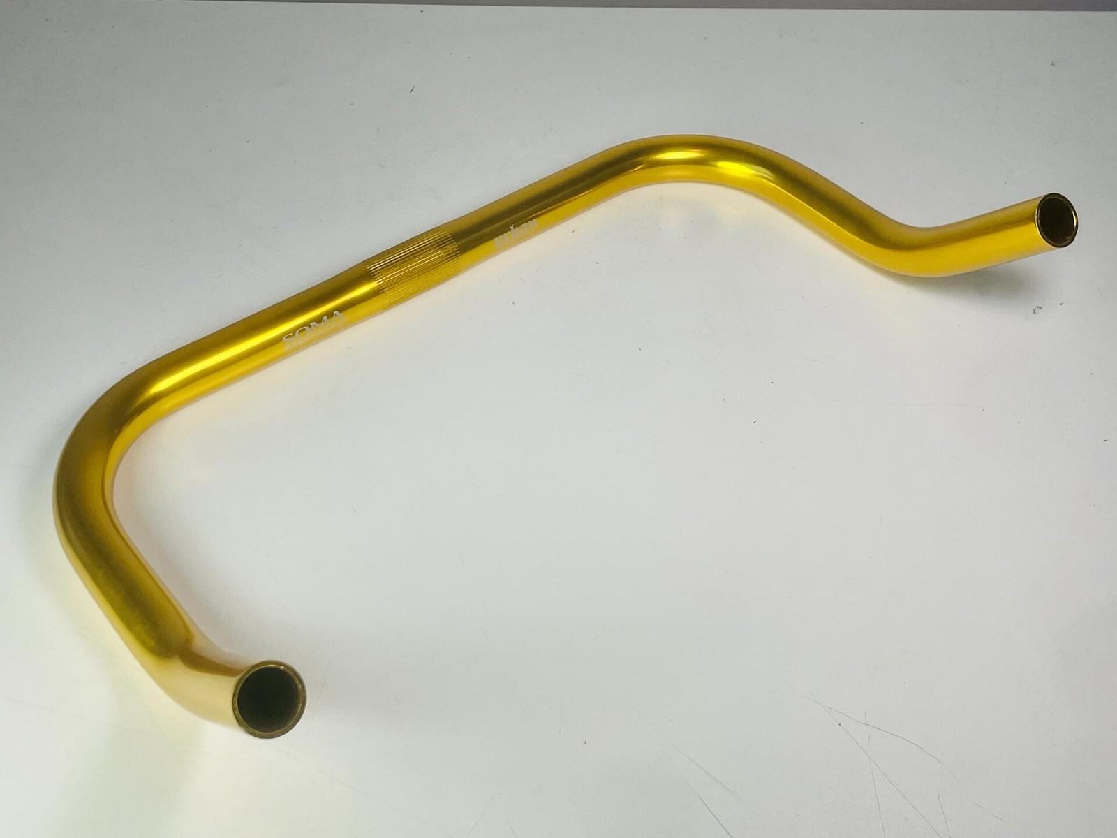 NOS Soma Urban Pursuit Bullhorn Handlebars 380mm x 25.4mm – GOLD ANODIZED
