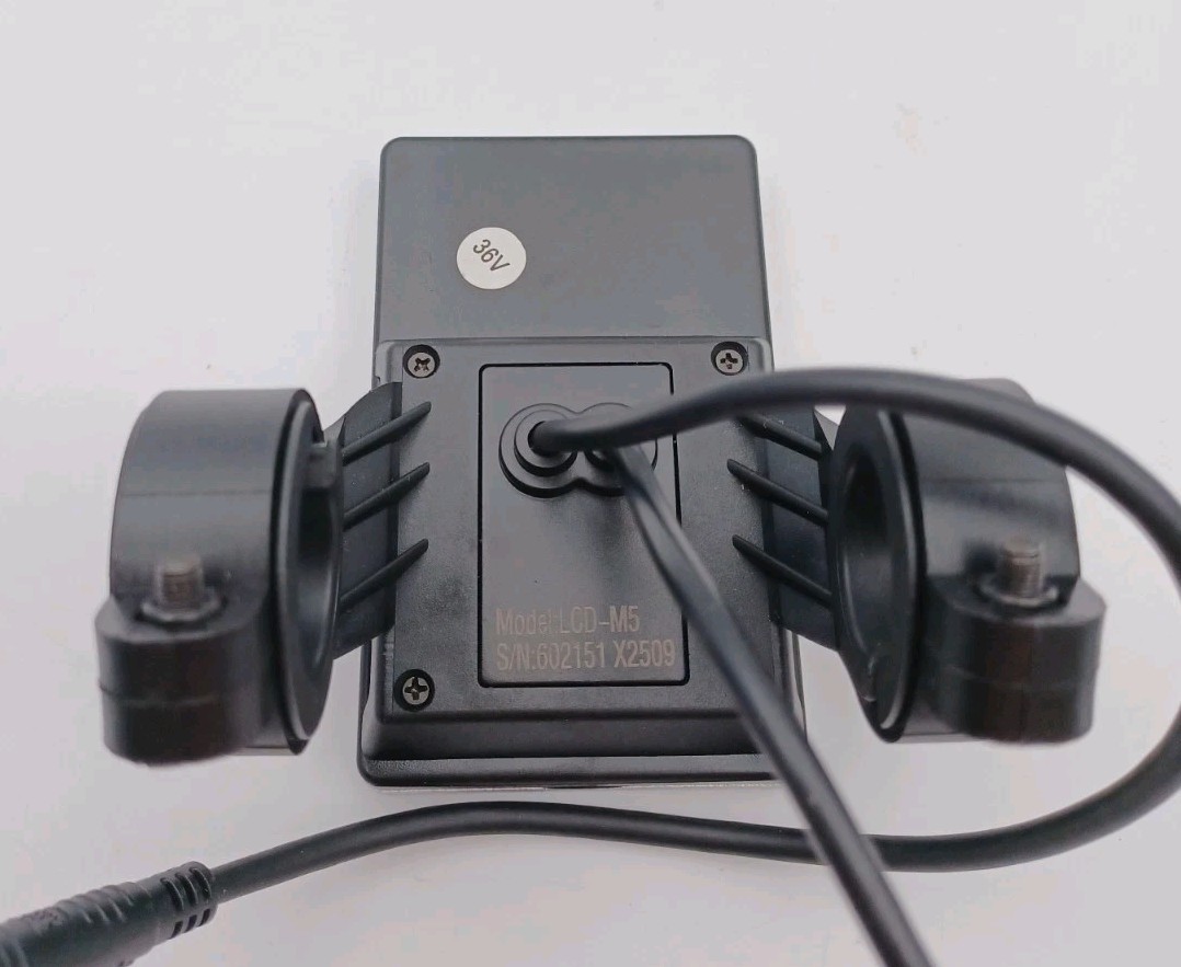 M5 LCD Display for E‑Bikes – Speed/Battery/Time Monitor – Waterproof Connector
