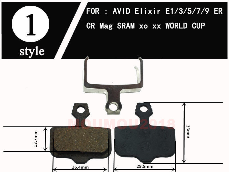Bicycle Bike Disc Brake Pads FOR ZOOM AVID FORMULA Shimano HAYES TEKTRO MAGURA