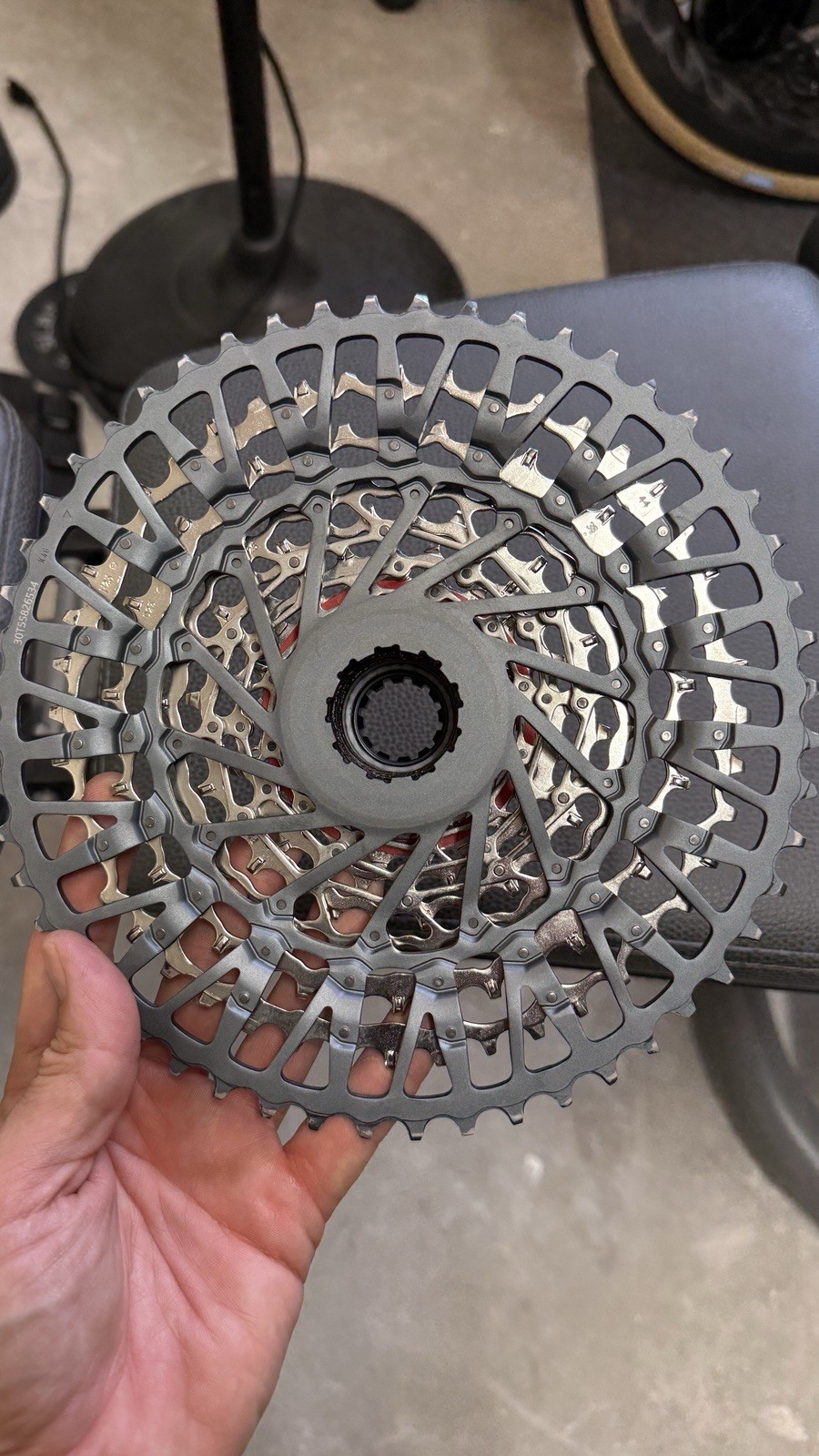 SRAM GX Eagle T-Type XS-1275 Cassette – 12-Speed, 10-52t, For XD Driver, Silver