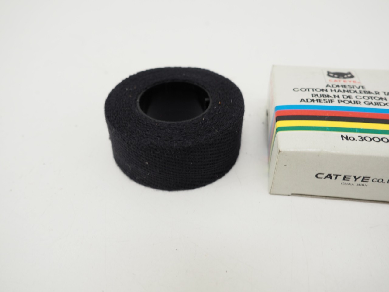 New! Cat Eye Adhesive Cotton Handlebar Tape No. 3000 Black Single