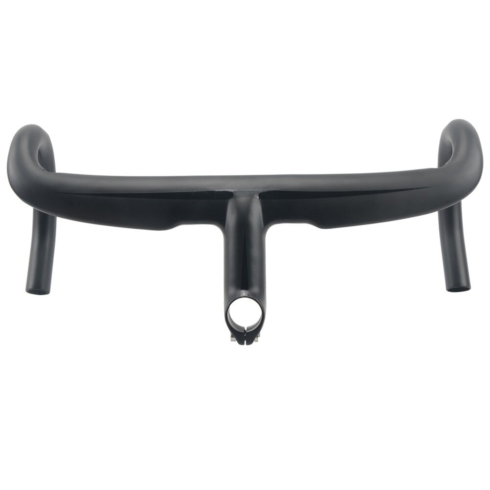 28.6mm Carbon Integrated Handlebar Road Bike Drop Bar With Holder 400/420/440mm