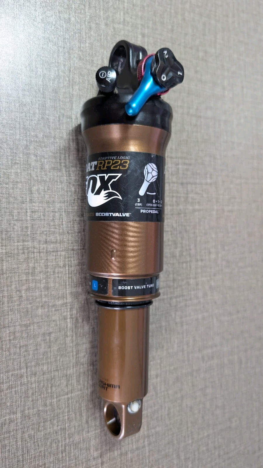 Fox Float RP23 7.25″ x 1.75″ 3-Position Rear Shock – Kashima
