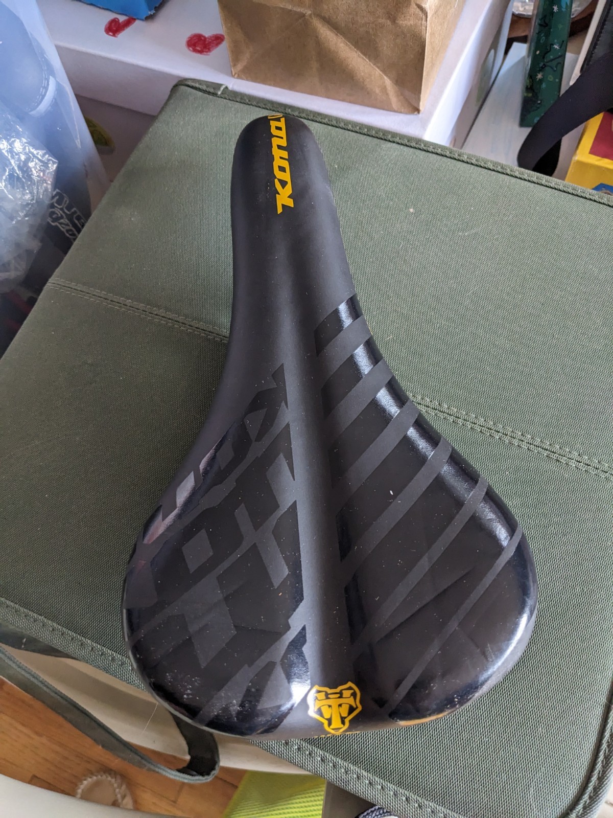 WTB Volt Kona Cycling Saddle Seat Black Yellow 270mm