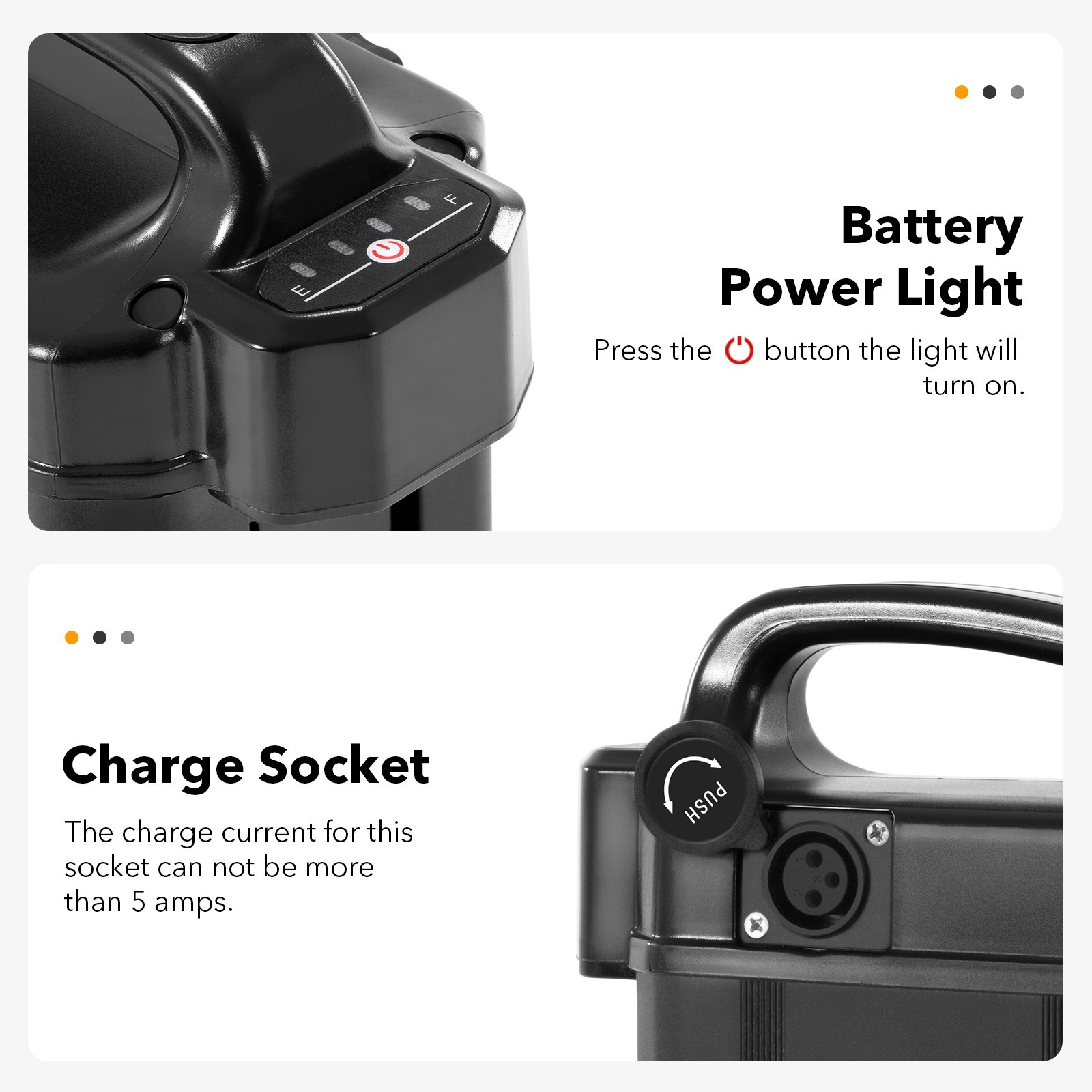48V 22.5Ah Heybike Explore Spare Battery 48V Heybike Ebike Battery