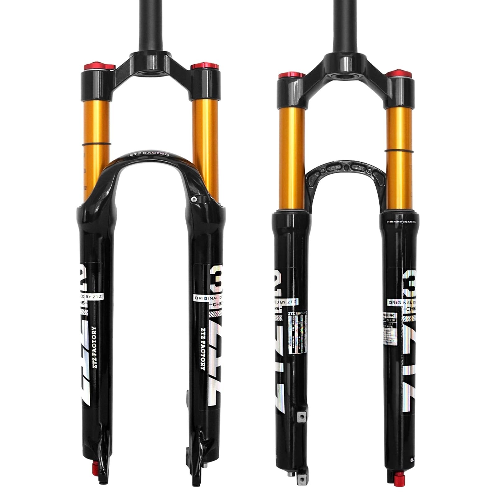 26/27.5/29 inch MTB Air Suspension Fork,120mm Travel, Rebound Adjustment,1 1/…