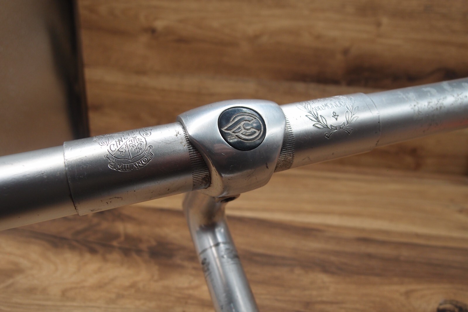 drop bar Cinelli Campione del Mondo Old Logo Milano 1995 + Cinelli quill stem