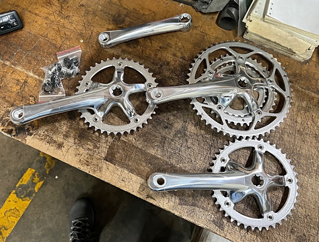 SANTANA Tandem Crankset 175mm 170mm Triple Octalink Bike – BRAND NEW – Complete