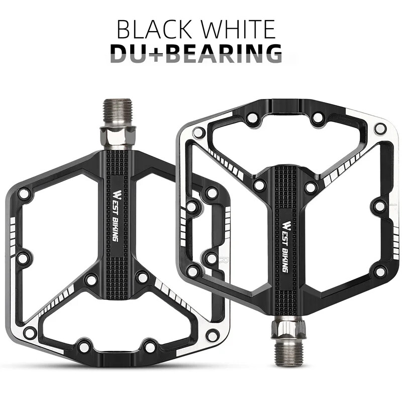 Bicycle Pedal DU/ 3 Bearing Sealed Mountain Road Bike Widened Pedals Anti-slip