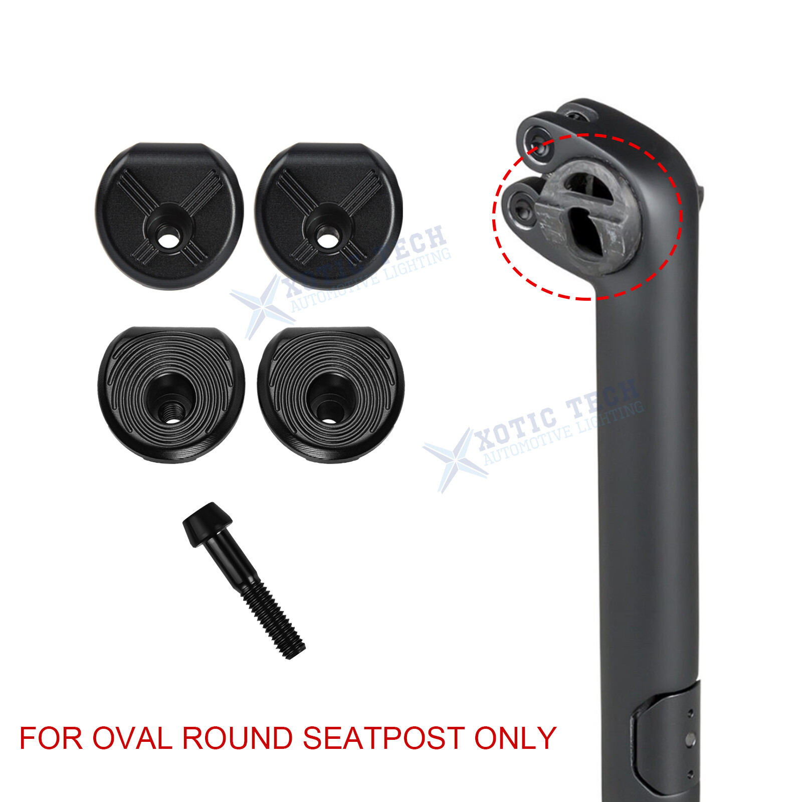 Seatpost Ear Clamp 7×9 7×10 Ti Bolt CARBON RAIL for TREK Madone Domane Emonda