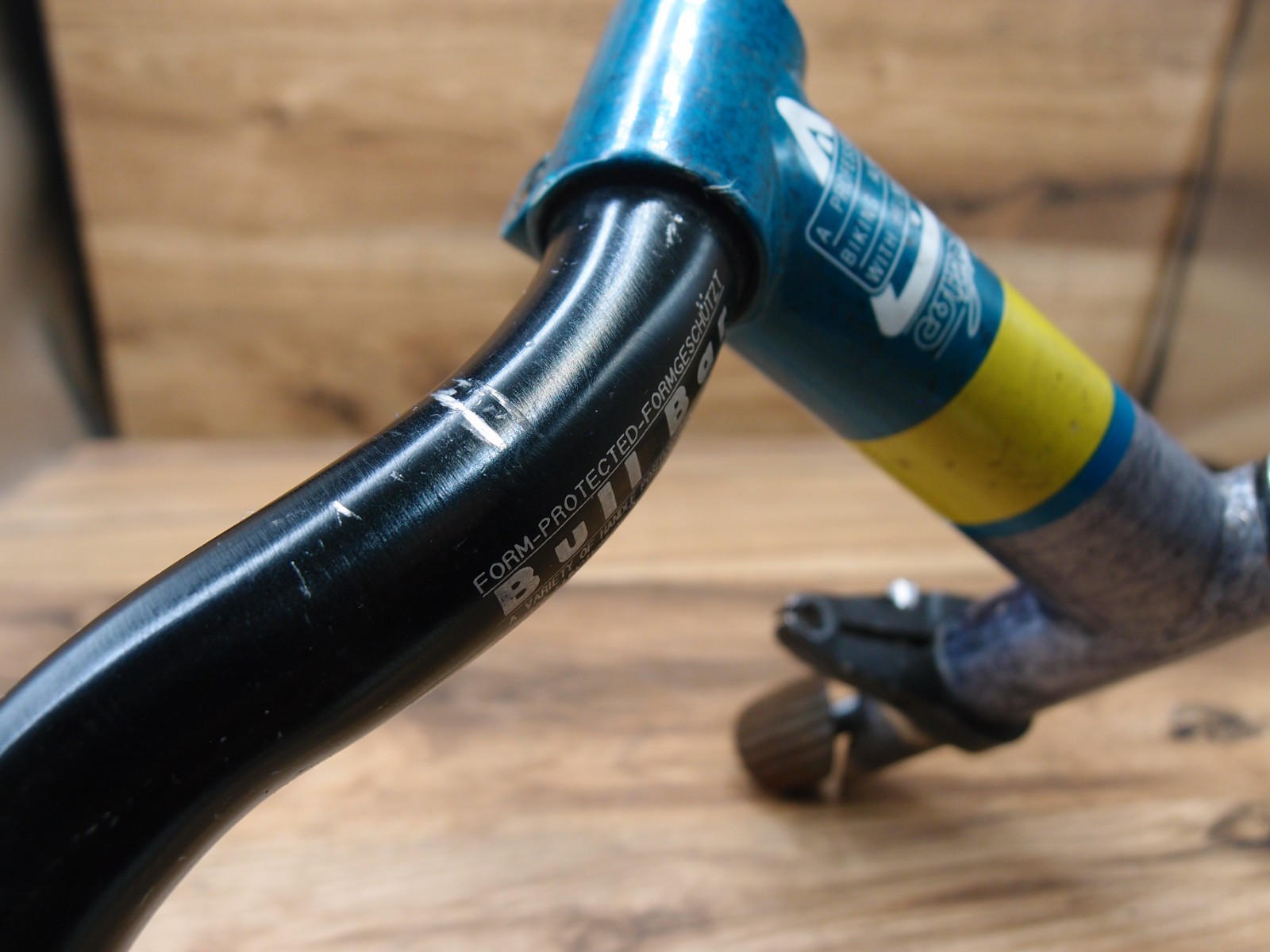MTB bullbar handlebar Corratec + quill stem Corratec by nL steel 25.4 mm