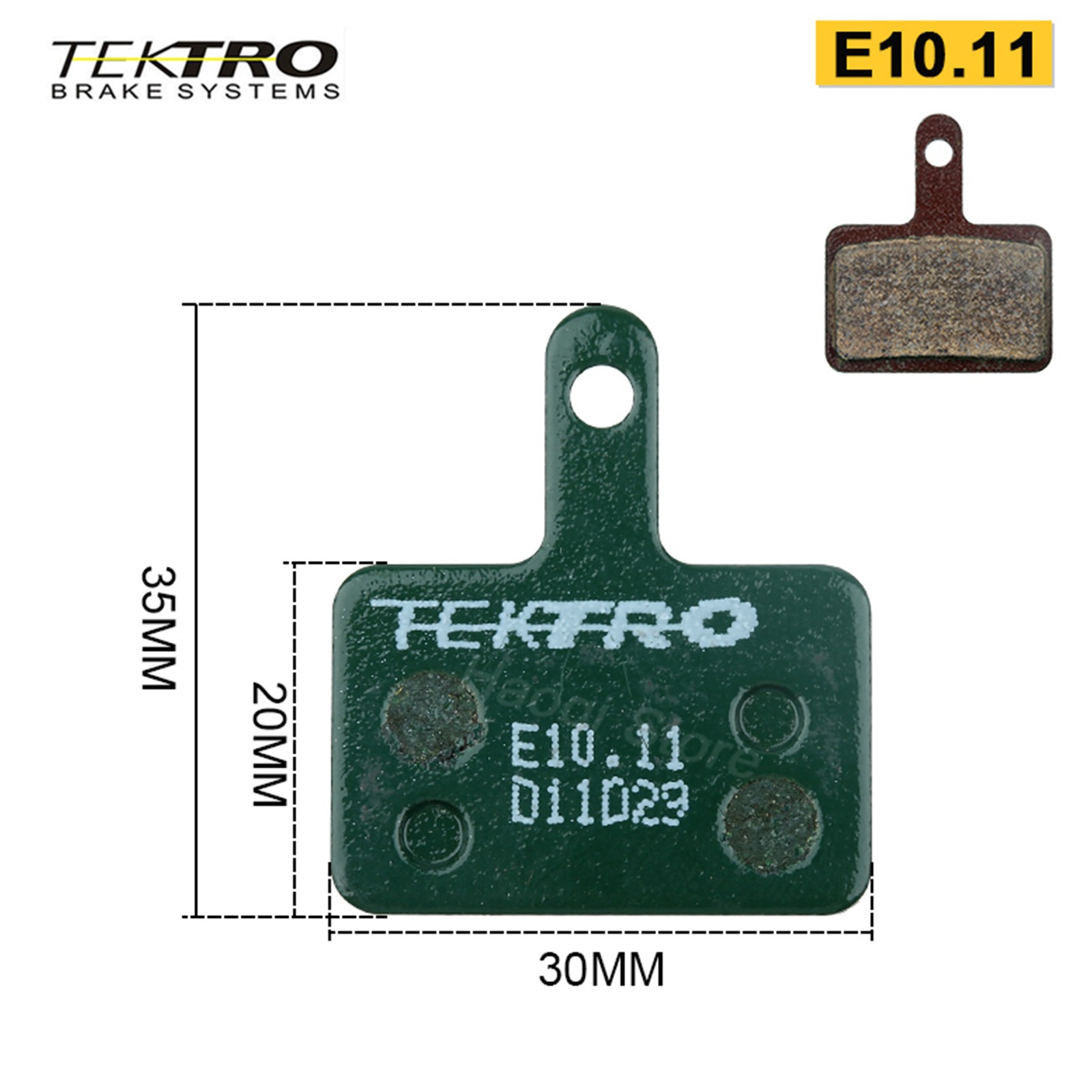 Tektro E10.11 Disc Brake Pads Organic Compound Auriga Draco Orion New Packaging
