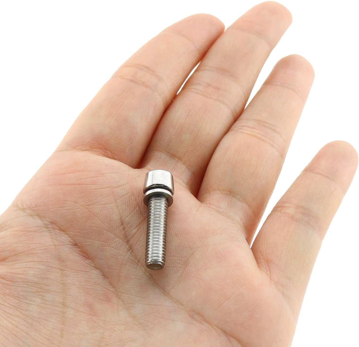 DGZZI 10PCS M5X20Mm Bike Allen Hex Tapered Stainless Bolts Screws Bike Allen Hex