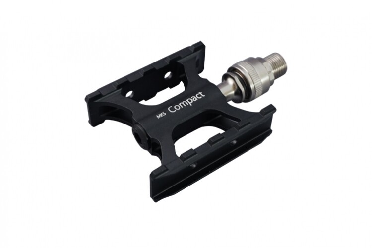 MKS PEDAL MIKASHIMA COMPACT EZY LEFT AND RIGHT SET FOR BROMPTON BLACK /GRAY NEW