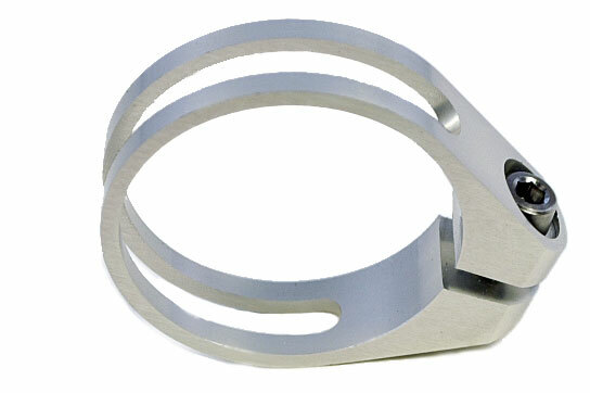 OMNI Racer WORLDS LIGHTEST Alloy Seatpost Clamp JUST 10grams!!! 31.8-32mm SILVER
