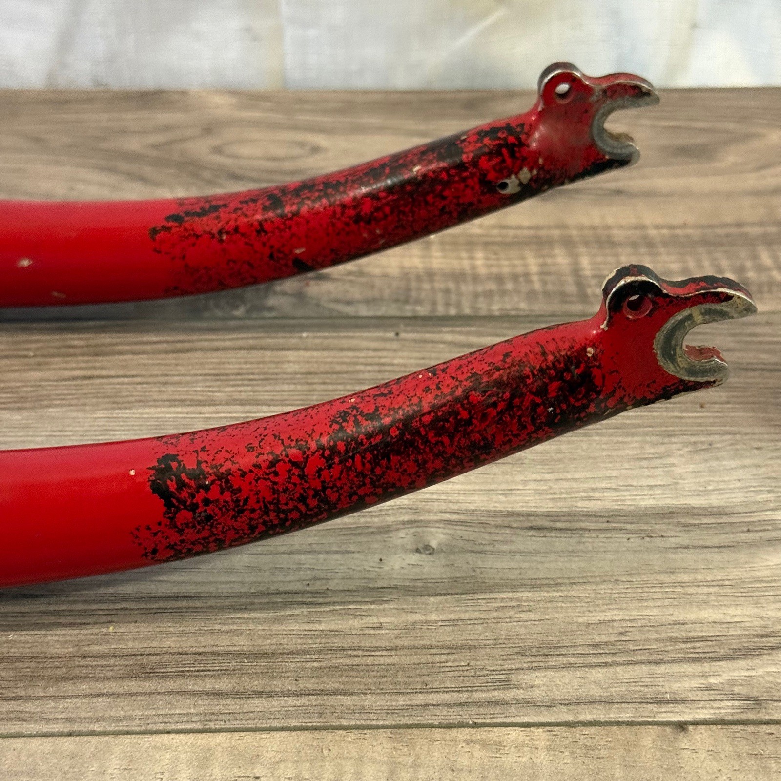 Vintage Cannondale Pepperoni 1 1/4 Threaded Steel Steerer Red 137mm 26