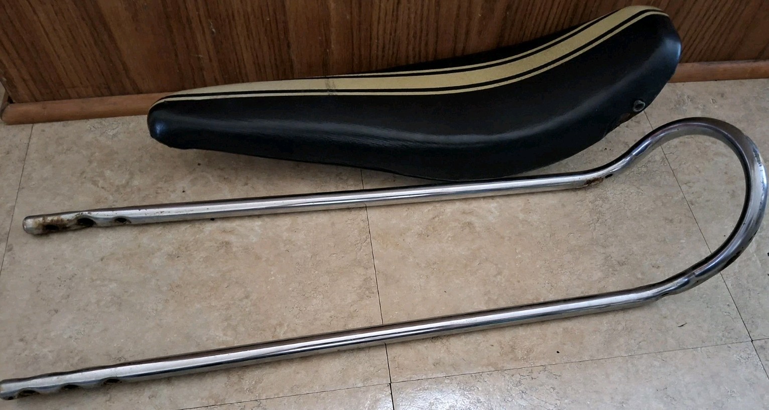 Persons USA 18” Black/Yellow Banana Seat Original 1970’s And Sissy Bar