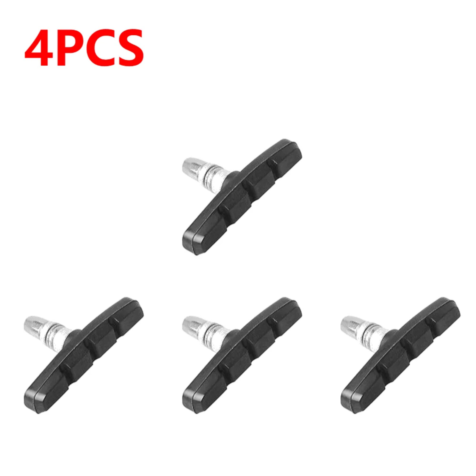 2 Pairs 70mm V Brake Blocks Pads MTB Mountain Bike Bicycle Cycle Shoes Black