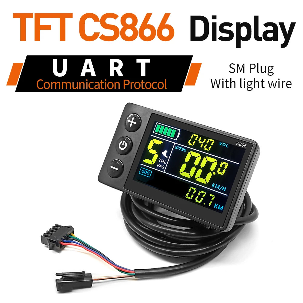 E-bike Sine Wave Controller 17A 26A 30A Three-Mode 24V/36V/48V with Display