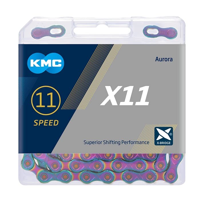 Kmc X11 11-Speed Chain Mountain Bike/Road/Gravel Compatible All Major Brands