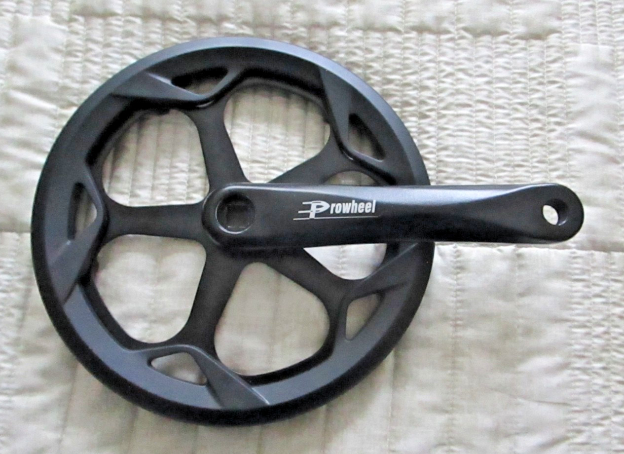 Versatile Aluminum Alloy Bike Crankset with Double Chain Guard – Easy Install