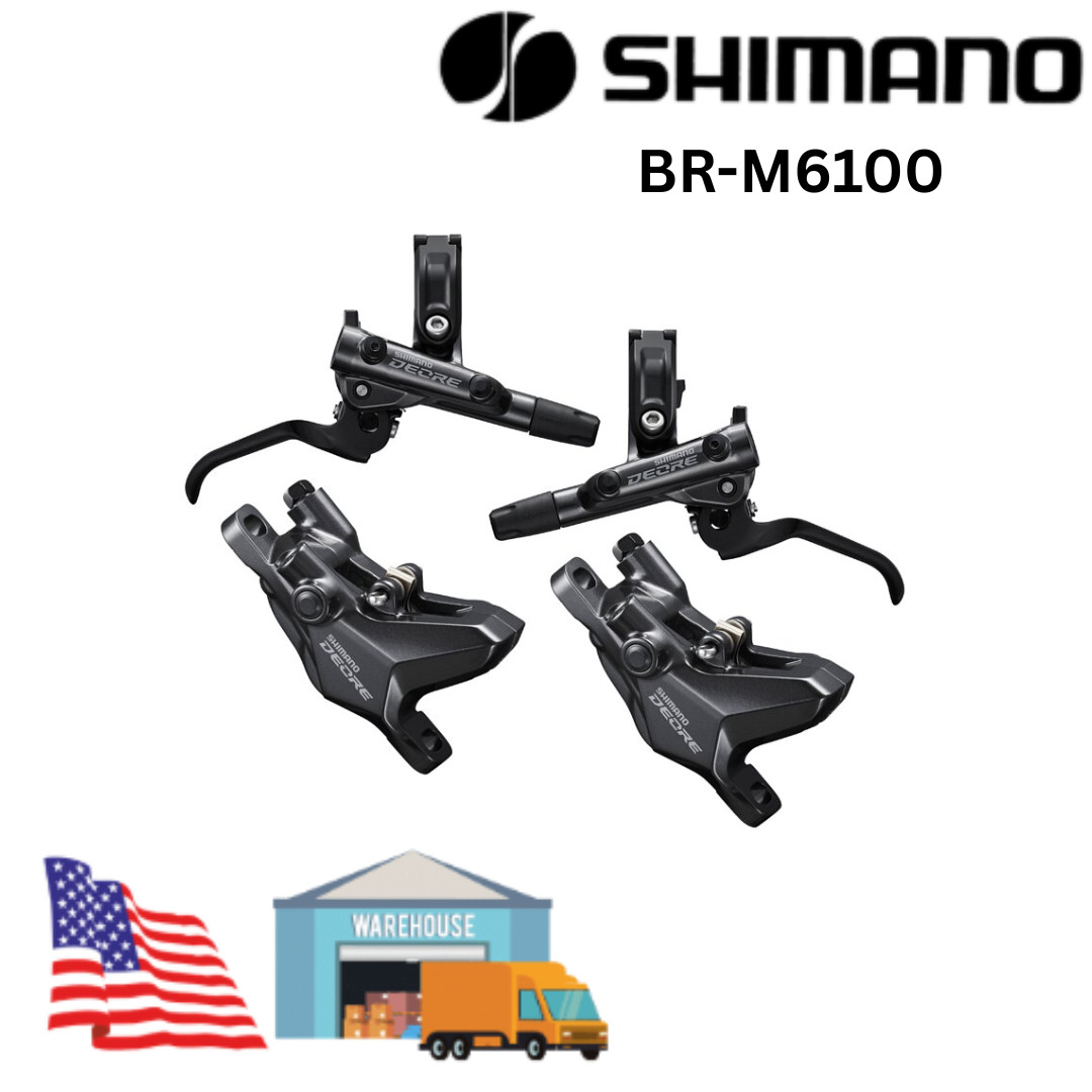SHIMANO DEORE BR-BL-M6100 Bike MTB Hydraulic Disc Brake Set F&R J05A