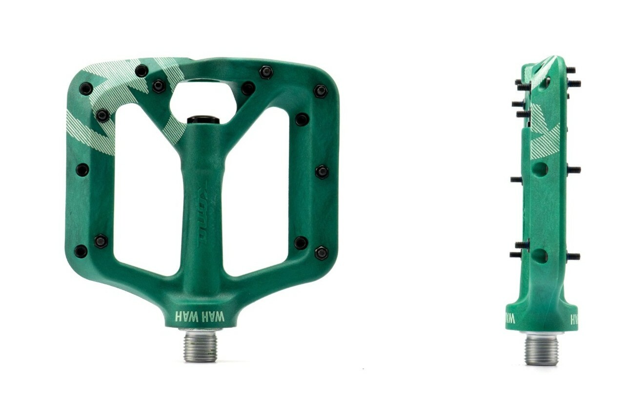 2020 Kona Wah Wah 2 Composite Pedals SMALL, Forrest Green