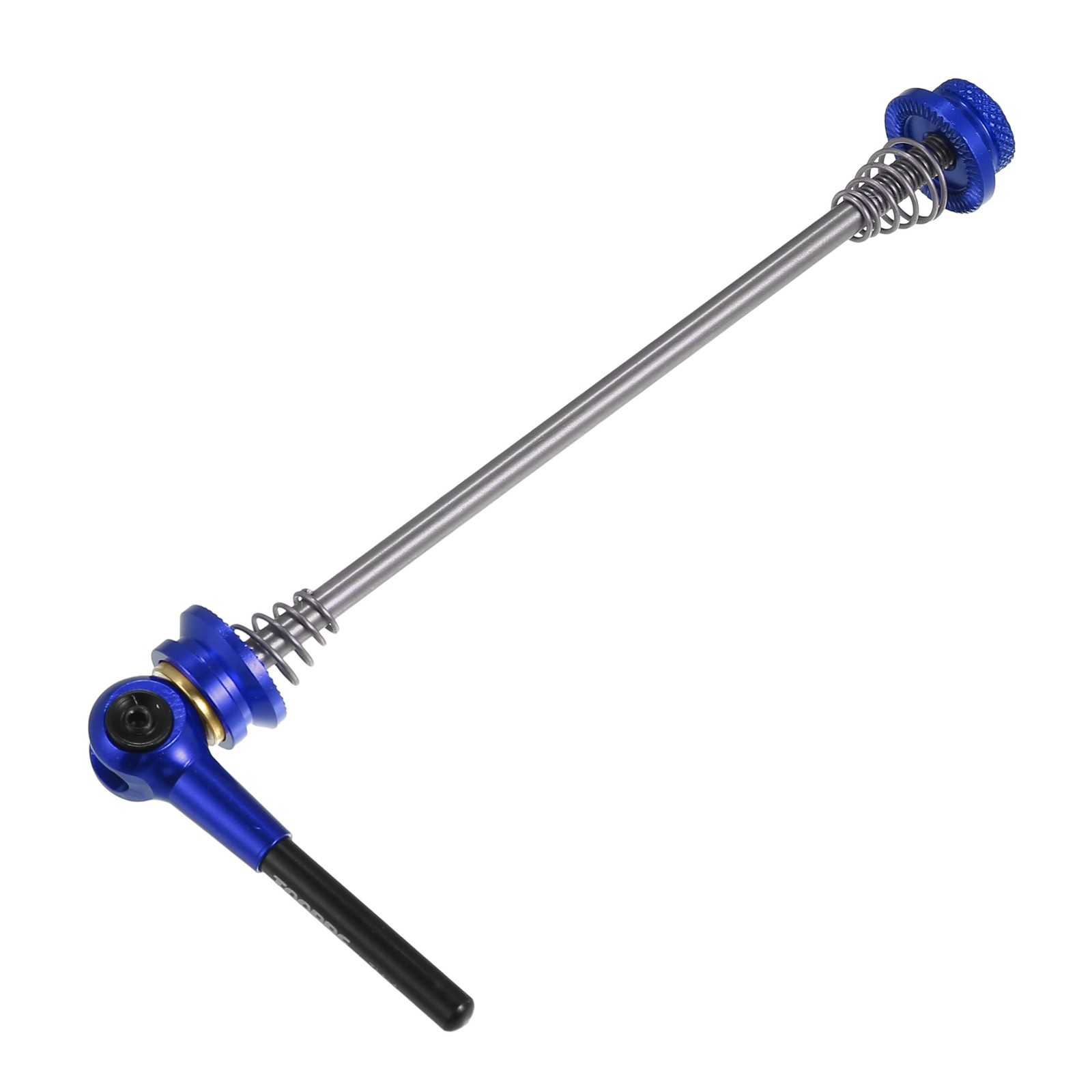 1 Pair Front Rear Bicycle Quick Release Axles Skewers Lever 140mm 180mm Blue