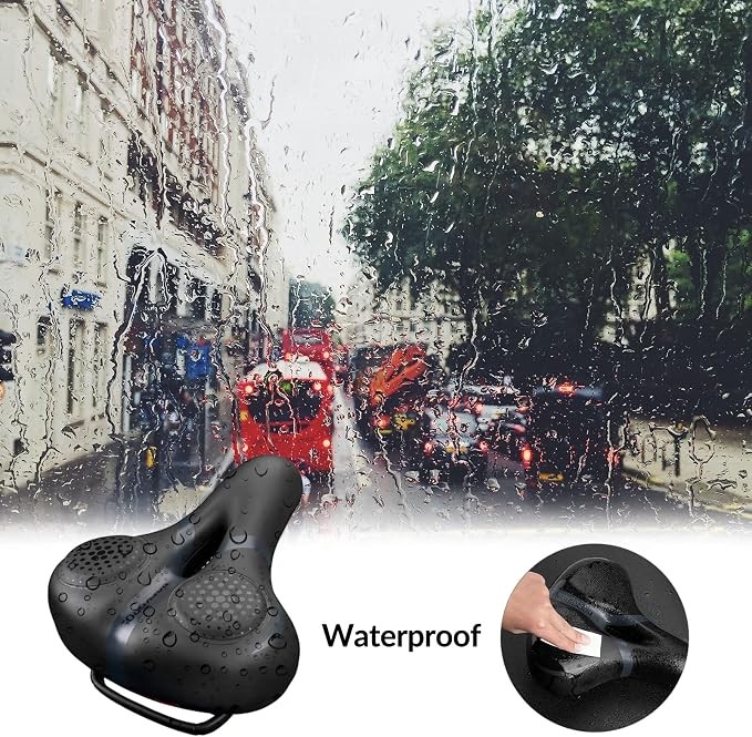 ROCKBROS Bicycle Saddle Comfort Ergonomic Seat Gel Hollow Breathable Shockproof