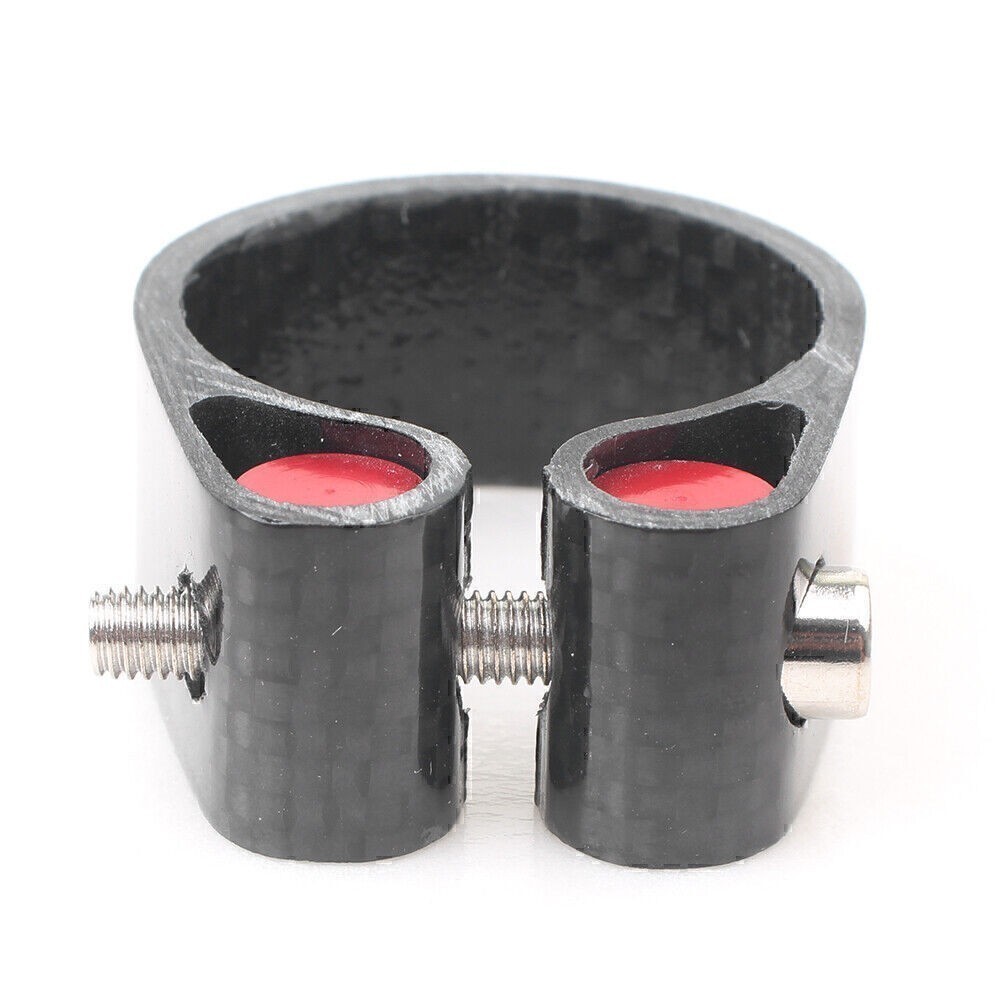Ultralight Seat Post Clamp Fit 1.24″/1.21″ 1.07″ seat post 0.7oz Carbon Fiber po