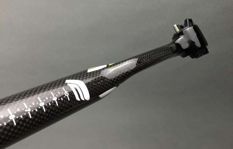 Full Carbon Bicycle Saddle Seat post Seatpost Blade Backsweep 25° MTB Road Bike