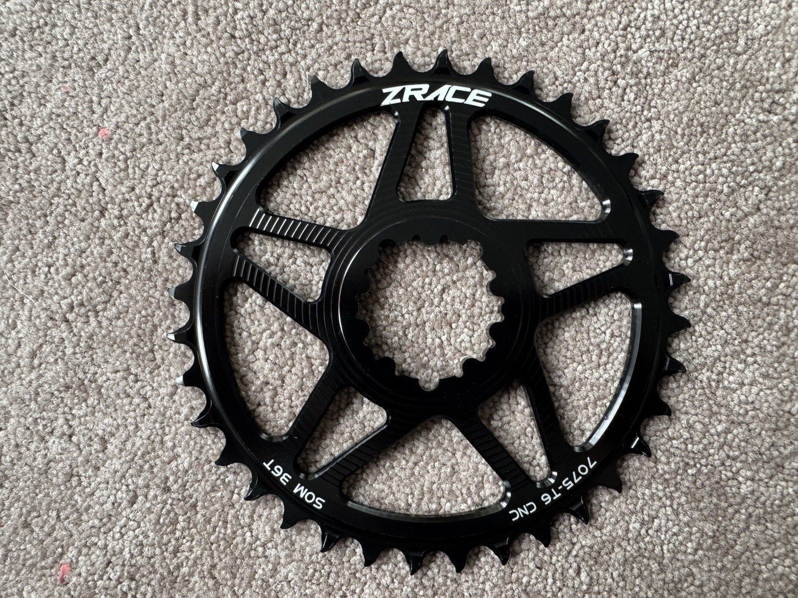 Zrace 36t SRAM Direct Mount Boost 3mm Chainring Wolf Tooth Style Round 80g XX1