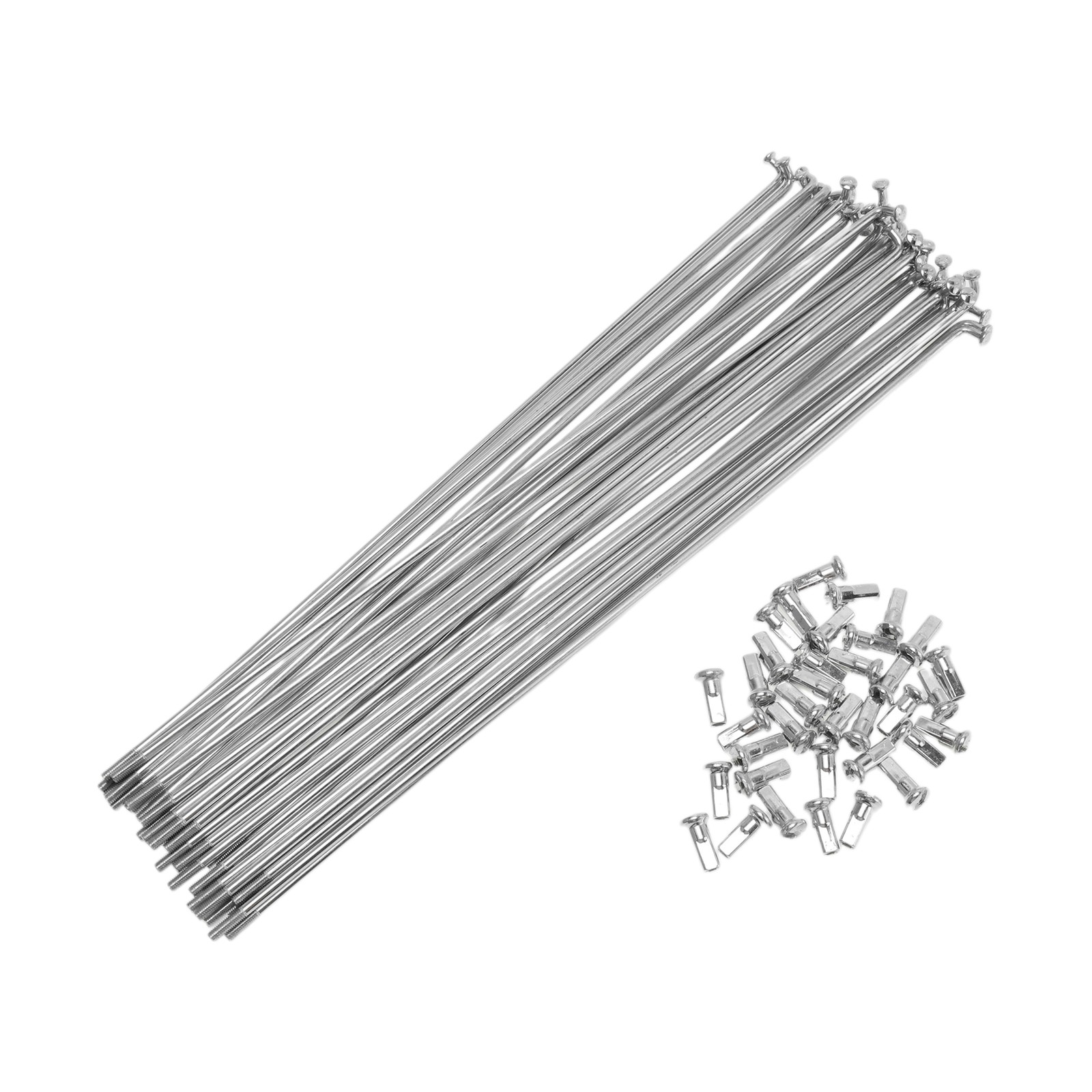36 sets bike spokes 12G 231mm for bicycle galvanized steel silver