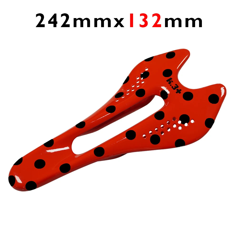 Carbon Fiber Bicycle Saddle for Road/MTB Bike 122/132mm 7x9mm Glossy Front Seat