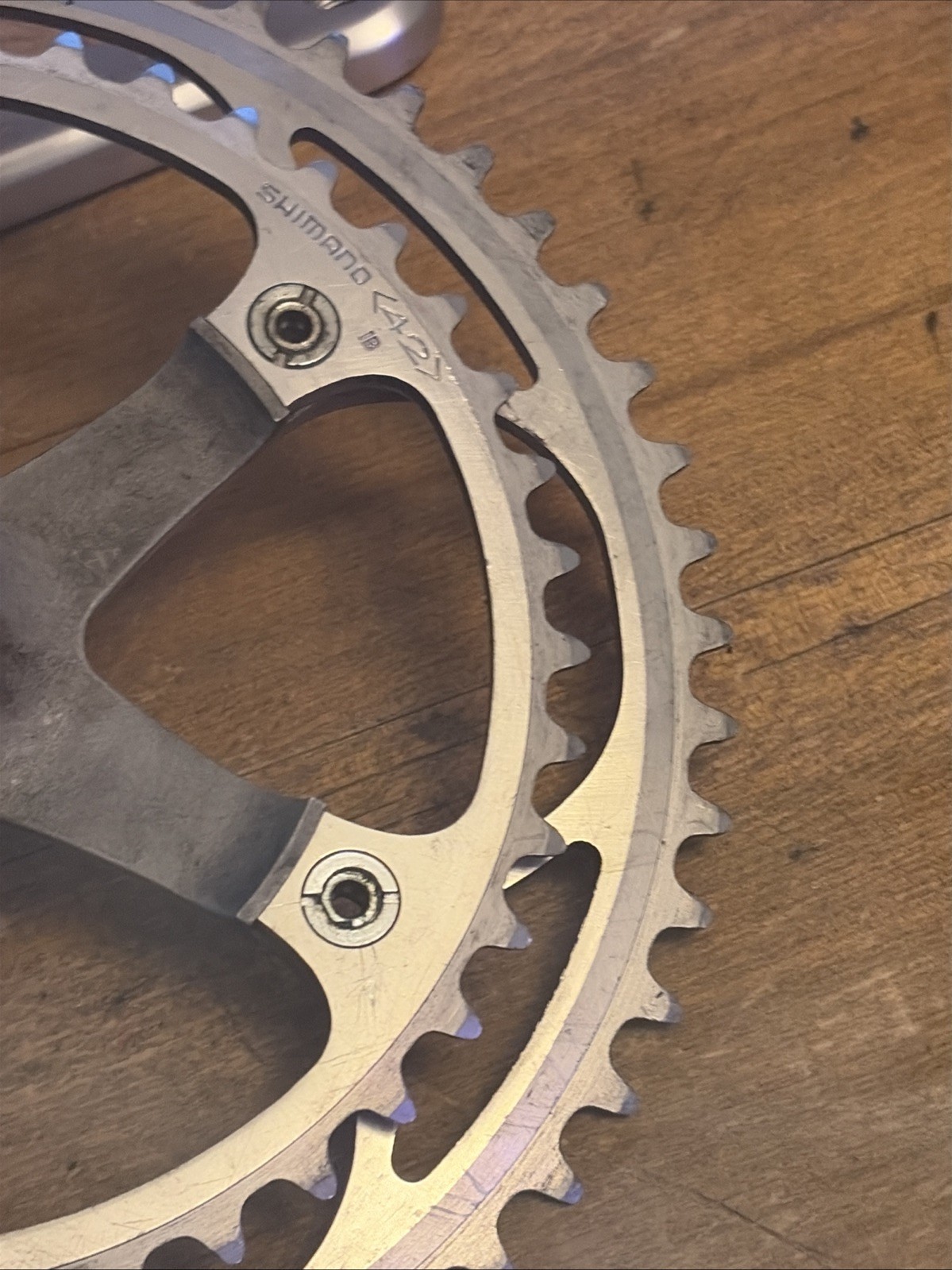 Vintage Shimano 600 Crank Set FC-6207 170 mm 130 BCD 52/42 T 70s 80s Road Bike